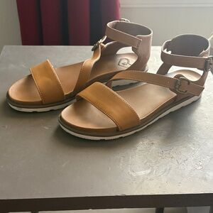 Madeline Tan Strappy Sandals